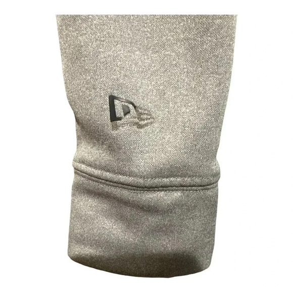 Men's New Era Grey and Black‎ Calgary Stampeders CFL Pullover Hoodie Football - Picture 3 of 7